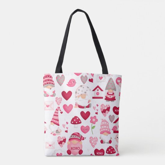 Valentijn Gnome Tote Bag (Achterkant)