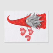 Valentijn Gnome-weefselpapier Tissuepapier (Voorkant)