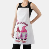 Valentijn gnomen : we horen bij elkaar apron schort (Insitu)