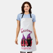 Valentijn gnomen : we horen bij elkaar apron schort (Gedragen)