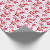 Valentijn Gnomes Cadeaupapier (Hoek)