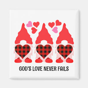 VALENTIJN GNOMES liefde nooit mislukt Magneet