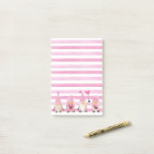 Valentijn Gnomes Post-it® Notes (Op bureau)