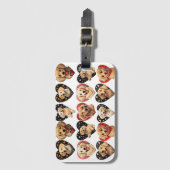 Valentijn Golden Retriever Dog Bagagelabel (Voorkant (verticaal))