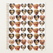 Valentijn Golden Retriever Dog Planner (Voorkant)