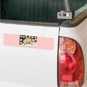 Valentijn Golden Retriever Puppy Bumpersticker (Op Truck)