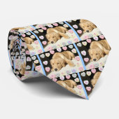 Valentijn Golden Retriever Puppy Stropdas (Opgerold)