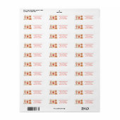 Valentijn Goldendoodle Dogs Etiket (Full Sheet)