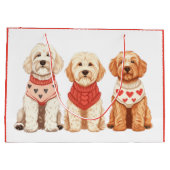 Valentijn Goldendoodle Dogs Groot Cadeauzakje (Achterkant)