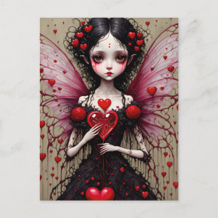 Valentijn Gothic Fairy Briefkaart