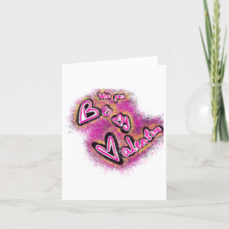 Valentijn graffiti feestdagen kaart