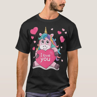 valentijn grappige unicorn mok t-shirt