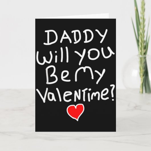 Valentijn grappige vader  kaart (Voorkant)