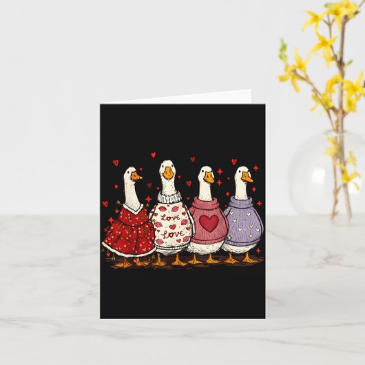 Valentijn grappige wiskundige vergelijking 6 7 zes kaart (Gele Bloem)