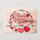 Valentijn Greetings Briefkaart (Voorkant / Achterkant)