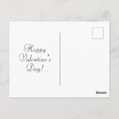 Valentijn Greetings Cupid Red Stamp Briefkaart (Achterkant)