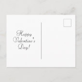 Valentijn Greetings Cupid Red Stamp Briefkaart (Achterkant)