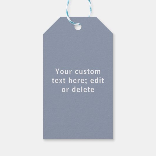 Valentijn grijs en wit liefdeshart aangepaste cade cadeaulabel (Achterkant)