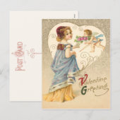  Valentijn Groet Briefkaart (Voorkant / Achterkant)