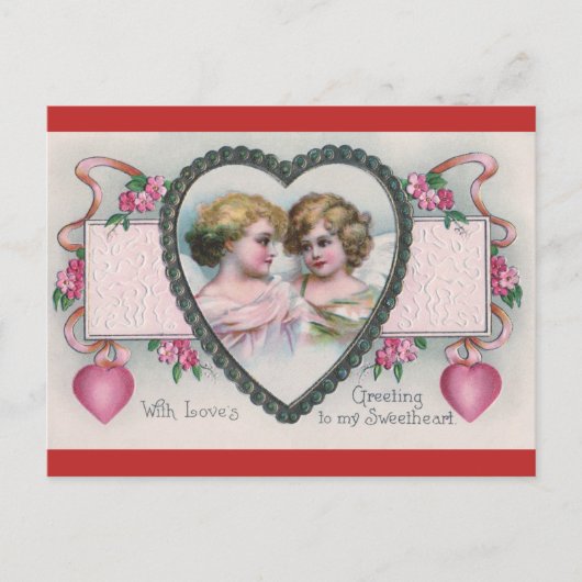 Valentijn Groet Briefkaart (Voorkant)