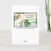 Valentijn Groeten kleindochter Feestdagen Kaart (Achterkant)