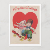  Valentijn Groetings Nederlandse kinderen Feestdagenkaart (Voorkant)