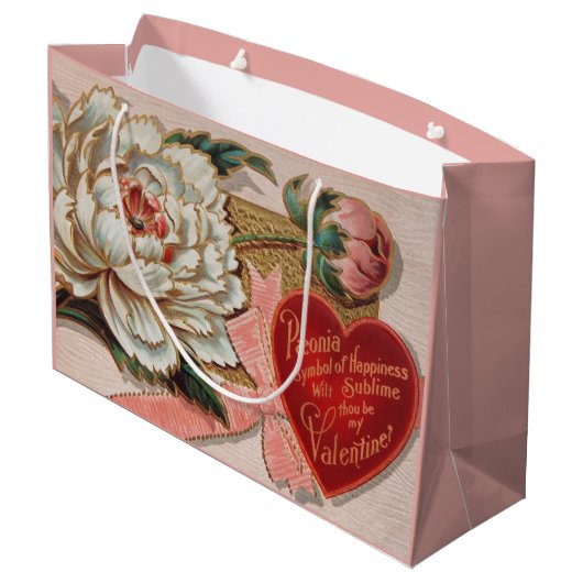 Valentijn grote geschenkzak Large Cadeautasje (Achterkant Gekanteld)