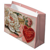 Valentijn grote geschenkzak Large Cadeautasje (Voorkant Gekanteld)