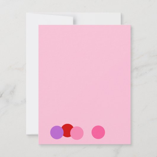 Valentijn-gumball-machine Kaart (Achterkant)