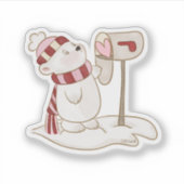 Valentijn Hallo Sticker (Voorkant)