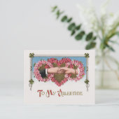 Valentijn Handen en Floral Hearts Feestdagenkaart (Staand voorkant)