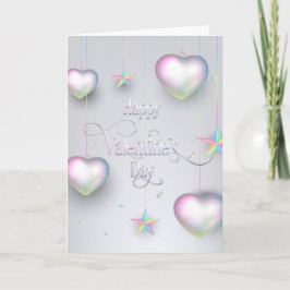 Valentijn "Happy Valentines Day's" Hartballonnen Kaart