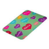 Valentijn hardt voor een lieve nicht! magneet (Linkerzijde)