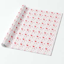 Valentijn Hart Design Gift Wrapping Paper