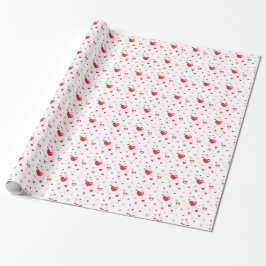 Valentijn Hart Design Gift Wrapping Paper Cadeaupapier