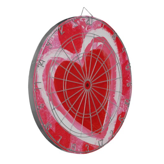 Valentijn hart door VictoriaShaylee Dartbord (Voorkant Links)