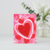 Valentijn hart door VictoriaShaylee Feestdagenkaart (Staand voorkant)