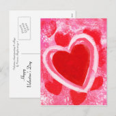 Valentijn hart door VictoriaShaylee Feestdagenkaart (Voorkant / Achterkant)