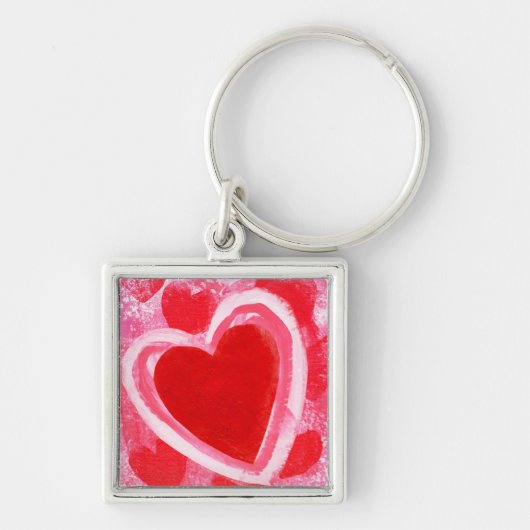 Valentijn hart door VictoriaShaylee Sleutelhanger (Voorkant)