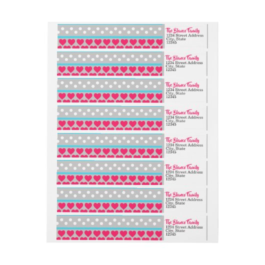 Valentijn, hart en cirkels (Vel)