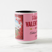 Valentijn hart foto's personaliseren FOTO-TEMPLATE Mok (Midden)