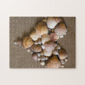 Valentijn hart gemaakt met schalen legpuzzel (Horizontaal)