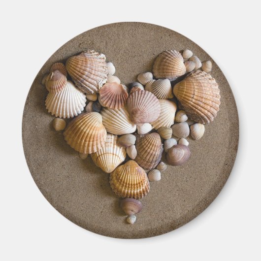 Valentijn hart gemaakt met schalen magneet (Voorkant)