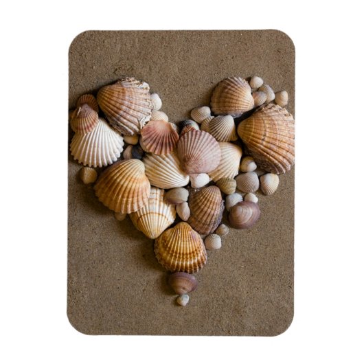 Valentijn hart gemaakt met schalen magneet (Verticaal)