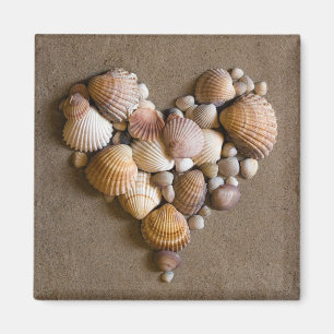 Valentijn hart gemaakt met schalen magneet