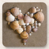 Valentijn hart gemaakt met schalen onderzetter (Voorkant)