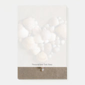 Valentijn hart gemaakt met schalen post-it® notes (Voorkant)