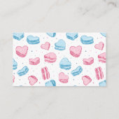 Valentijn Hart Geslacht onthullen Luier Raffle Tic Informatiekaartje (Achterkant)