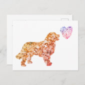 Valentijn Hart, Harten tekenen Briefkaart (Voorkant / Achterkant)