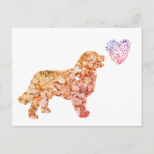 Valentijn Hart, Harten tekenen Briefkaart (Voorkant)